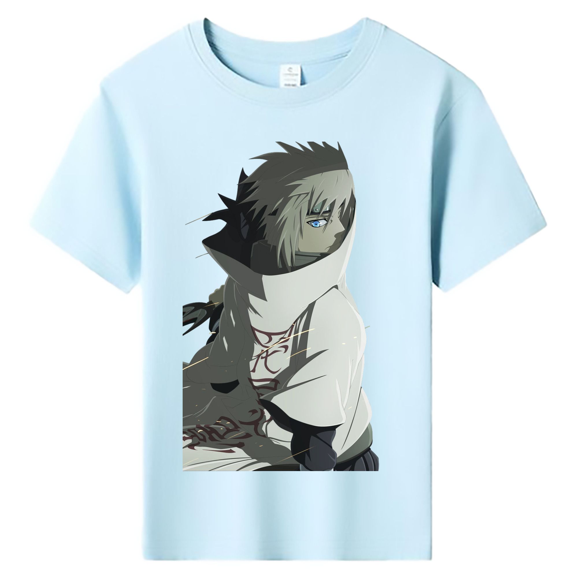 （画像用） NARUTO -ナルト- 波風 ミナト Namikaze Minato 綿100％キッズTシャツ（フロントプリント）